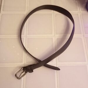 Brown Leather Boys Belt Synthetic M 26-28